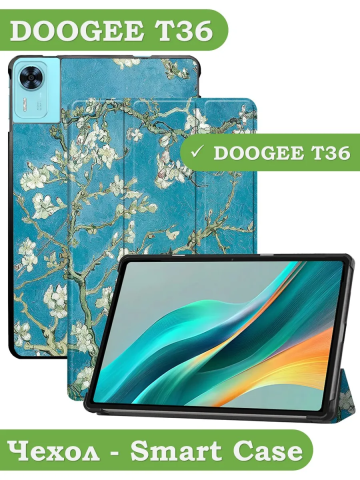 Чехол для DOOGEE T36, Blackview MEGA 2, Oscal Pad 100, Teclast T60 Plus (Абрикосовое дерево) Чехол для DOOGEE T36, Blackview MEGA 2, Oscal Pad 100, Teclast T60 Plus (Абрикосовое дерево)